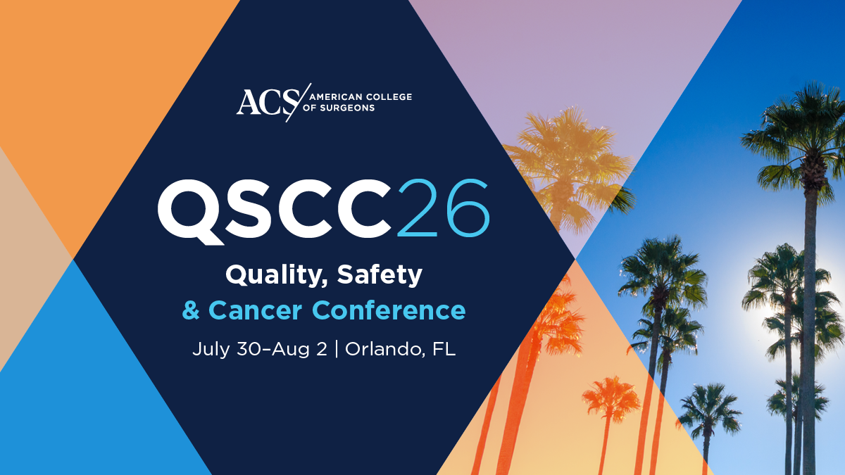 Learn How AI Can Power QI at ACS Quality, Safety & Cancer Conference