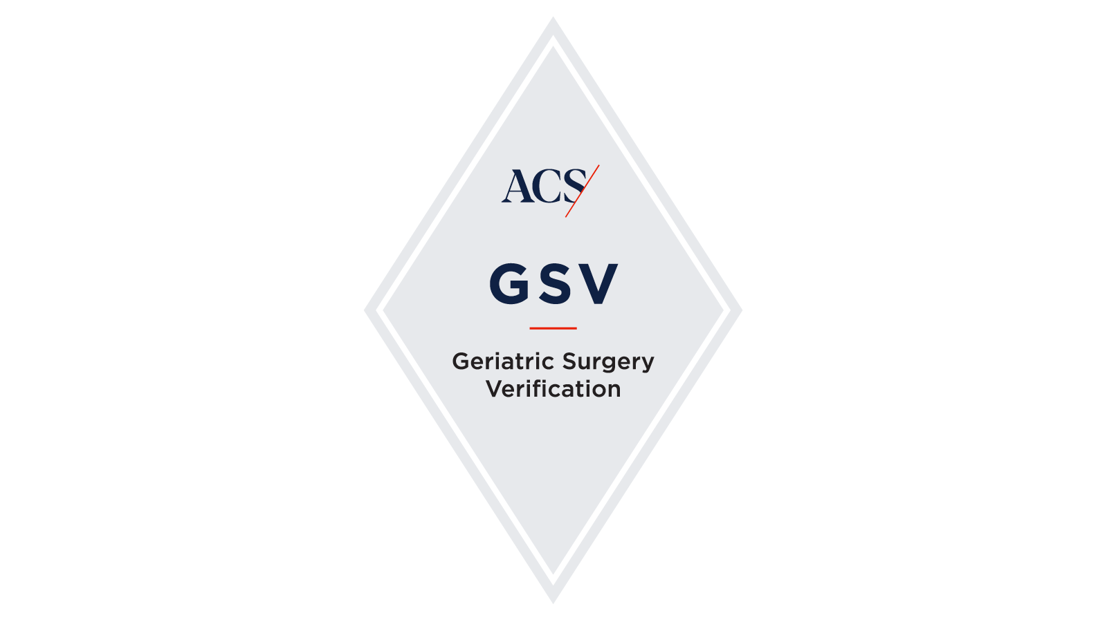 Geriatric Surgery Verification (GSV) Program